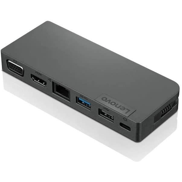 LENOVO Station d'accueil USB Type C pour Notebook - 3 x Ports USB - 1 x USB 2.0 - Réseau (RJ-45) - HDMI - VGA - Filaire