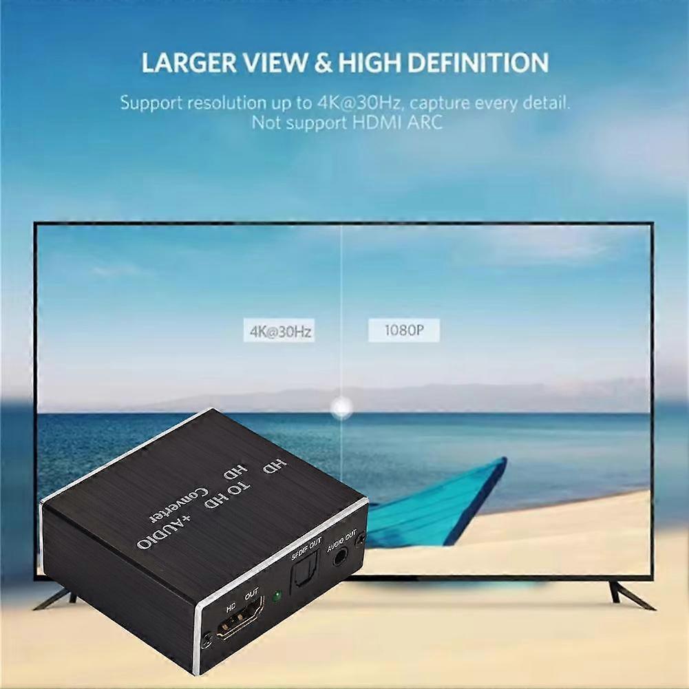 Estrattore Audio HDMI Splitter Audio Compatibile 4Kx2K Audio Surround 3D