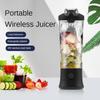 600ML Rechargeable Mini Smoothies Mixer Portable Wireless Electric Blender Personal Fruit Juice Blender