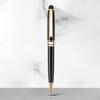 6x Black Ink Ballpoint Pen Journaling Pen Smooth Writing Pen Metal Signature Pen Stationery Supplies for Writing