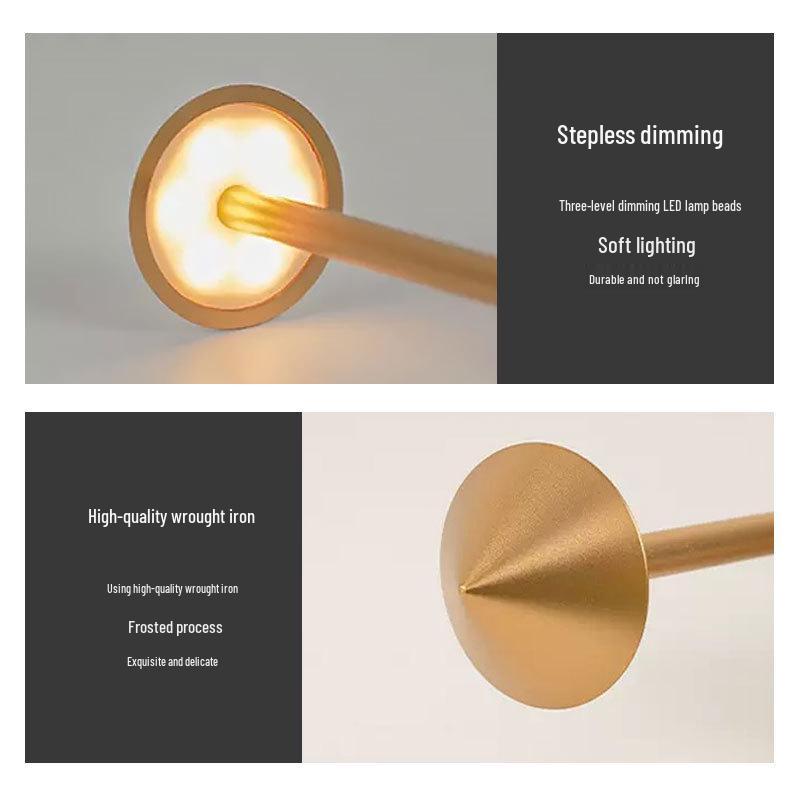 American Style LED Night Light - Creative Decorative Bedside Lamp for Restaurant or Study