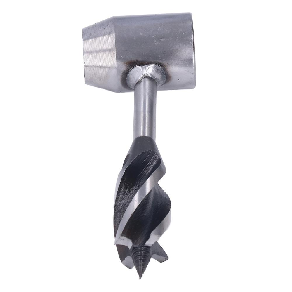 25mm Hand Auger Wrench Protective Bag Hand Hole Maker Manual Auger Drill Bit  Outdoor Camping