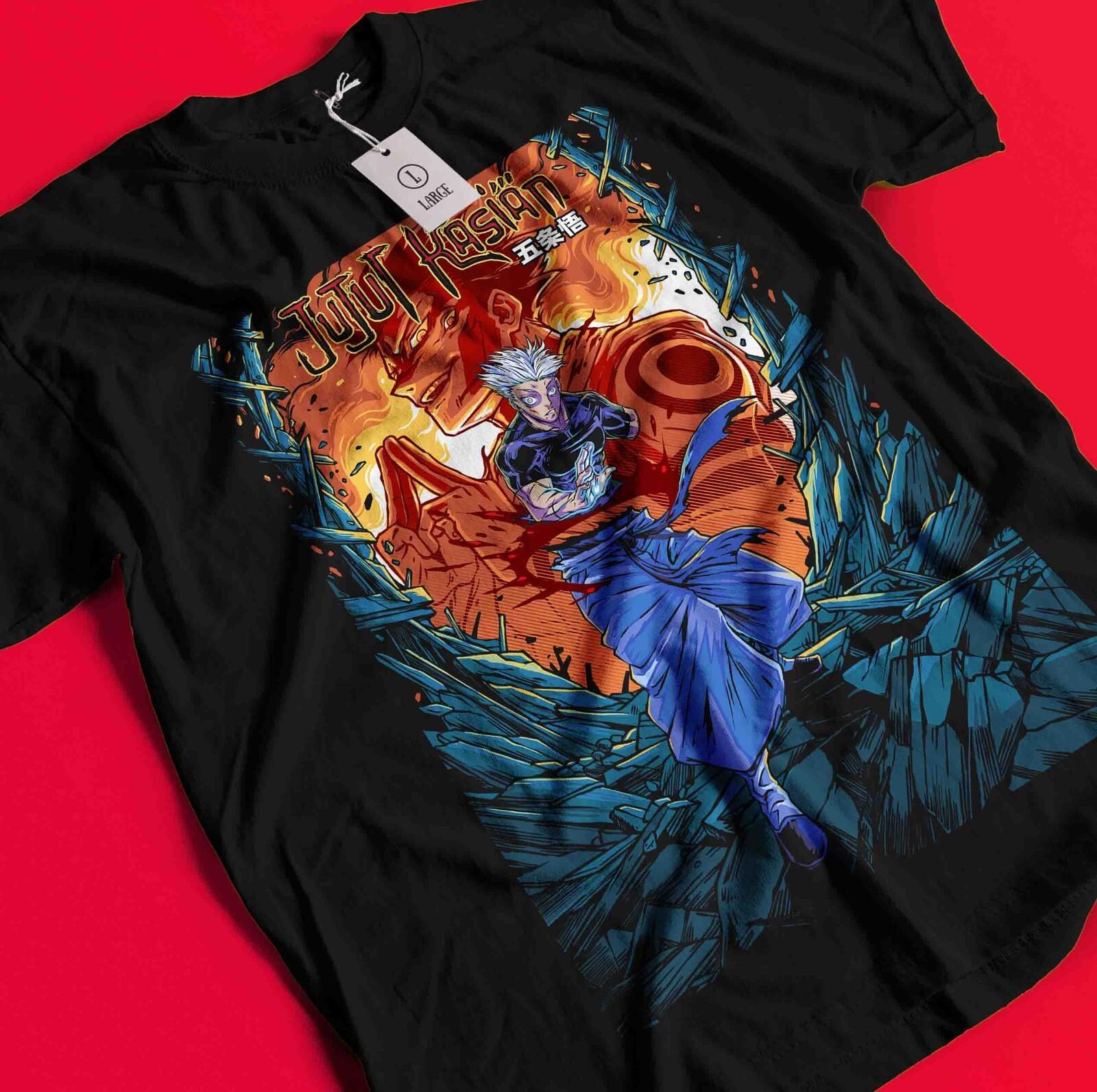 Gojo Satoru T-Shirt Geto Suguru Shirt Jujutsu Kaisen Tshirt Toji Tee Sukuna Toji BB1670 L