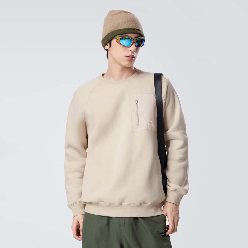 

CAMEL Men s Fleece Lined Pullover Sweatshirt M