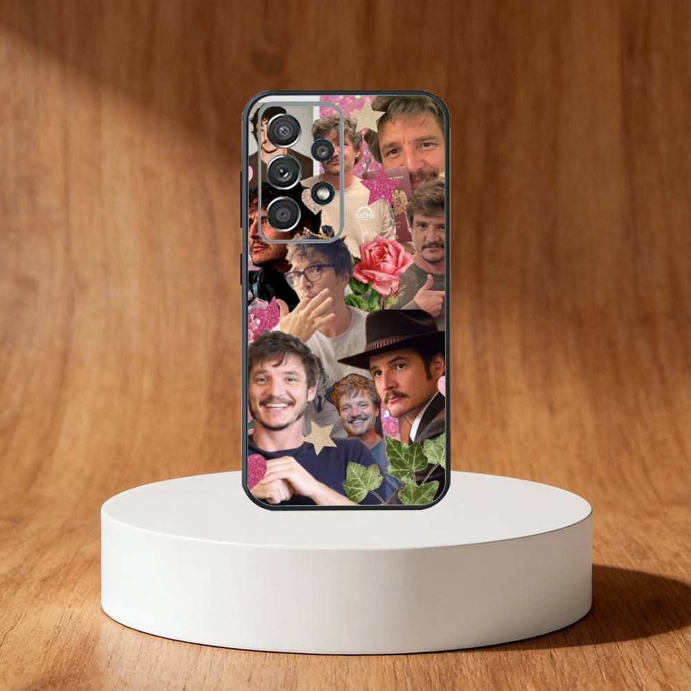 Pedro Pascal Phone Case For Samsung S25,S24,S21,S22,S23,S30,Ultra,S20,Plus,Fe,Note,10,9,5G Black Cover