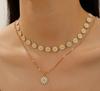 Boho Daisy Double Layer Clavicle Necklace: Sweet European & American Style