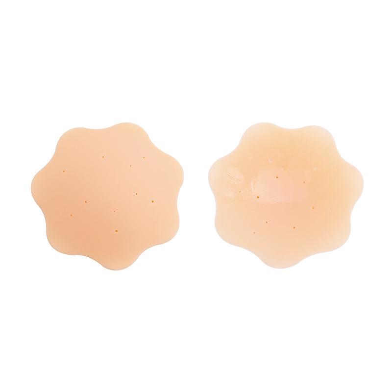 

Ультратонкие самоклеящиеся силиконовые накладки на соски без клея, бесшовные и многоразовые 6.5 CM