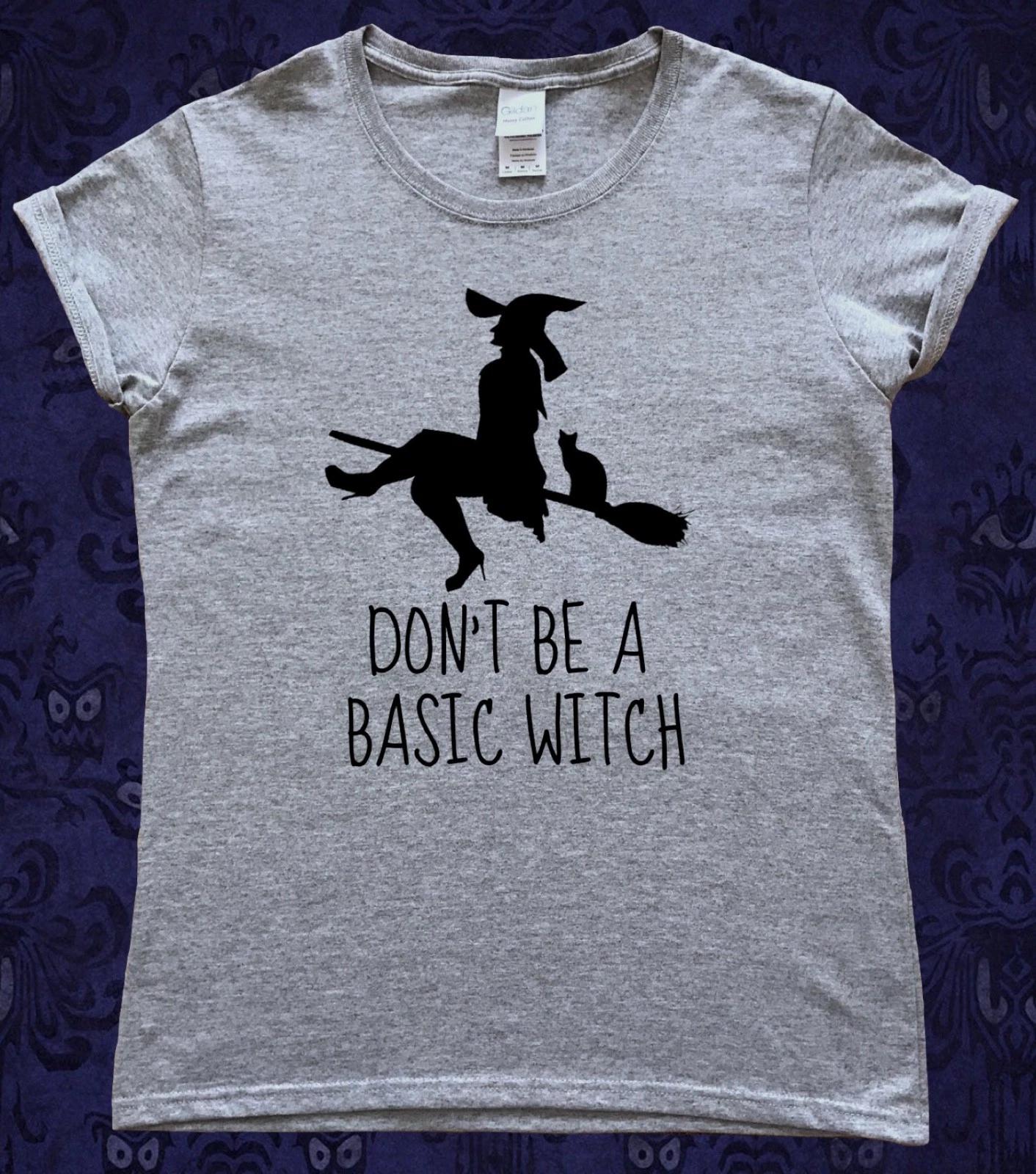 Halloween Basic Witch Funny T-Shirt 4XL