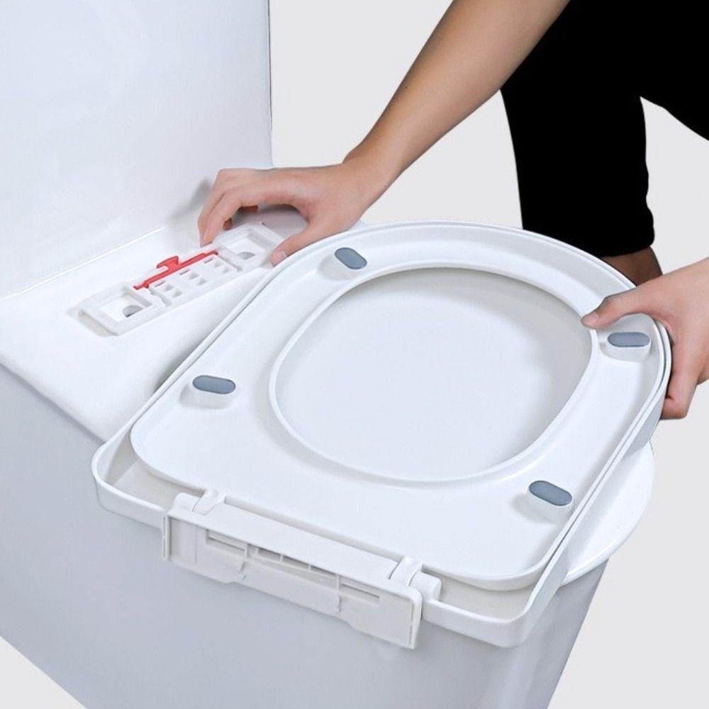 Thickened Quiet Toilet Lid Double Layer Bathroom Accessories Toilet Seat Cover Comfort Accessories