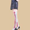 Women's Halloween Themed Long Socks Fashionable Design Elastic Waist Soft Polyester Daily Wear