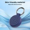 For AirTag Tracker Case Wavy Design Waterproof Silicone Protective Cover with Front/Back Film