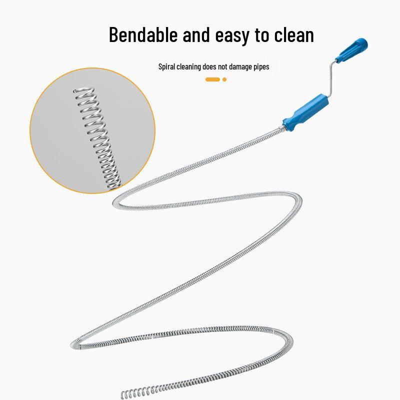 Sewer and Toilet Unclogging Tool - Kitchen and Bathroom Pipe Dredger for Blockages