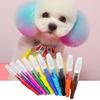 10Pcs Pet Dye Stick Easily Operate Ornamental Healthy Pet Hair Chalk Painting Pen