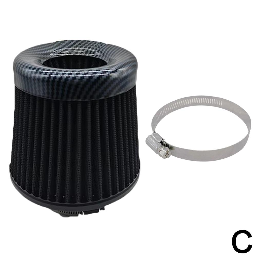 76MM 3 Inch Car Air Filters Vent Filter High Flow Kit Mesh Cone Engine Protector Replacement Auto Accessories Universal