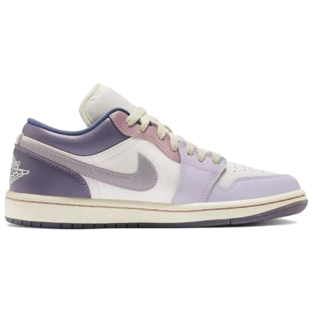 Air Jordan 1 Low Pasztell Szilva Női Sneakerek Lila Világos-Lágy-Rózsaszín Szilva-Köd DZ2768-651