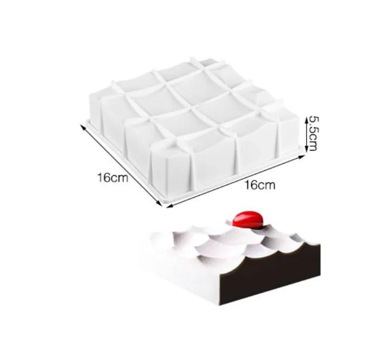 5 Style Silicone Cake Molds Pastry Bakeware Set Non-Stick Mousse Mould Party Dessert Baking Brownie Pan Homemade Desserts Tools