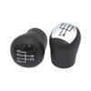 Chromed 5 Speed MT Car Gear Shift Knob for Renault Megane Clio II 2 MK2 172 182 RS Sport Shifter Lever Stick Pen Head Ball