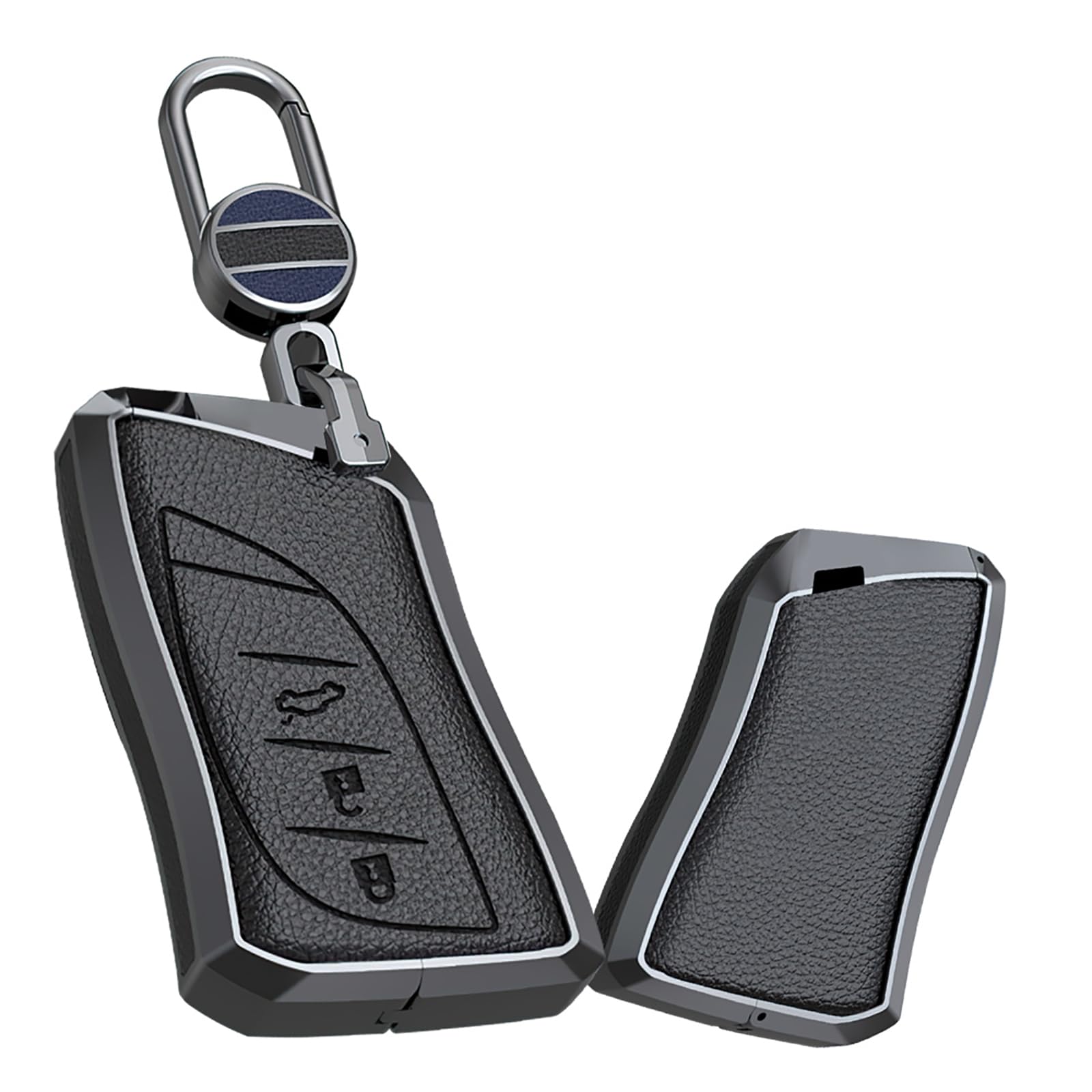 

[KUNIO] Lexus Exclusive Key Case, Smart Key Holder, Alloy, Genuine Leather, Screwless, ES ES300h,