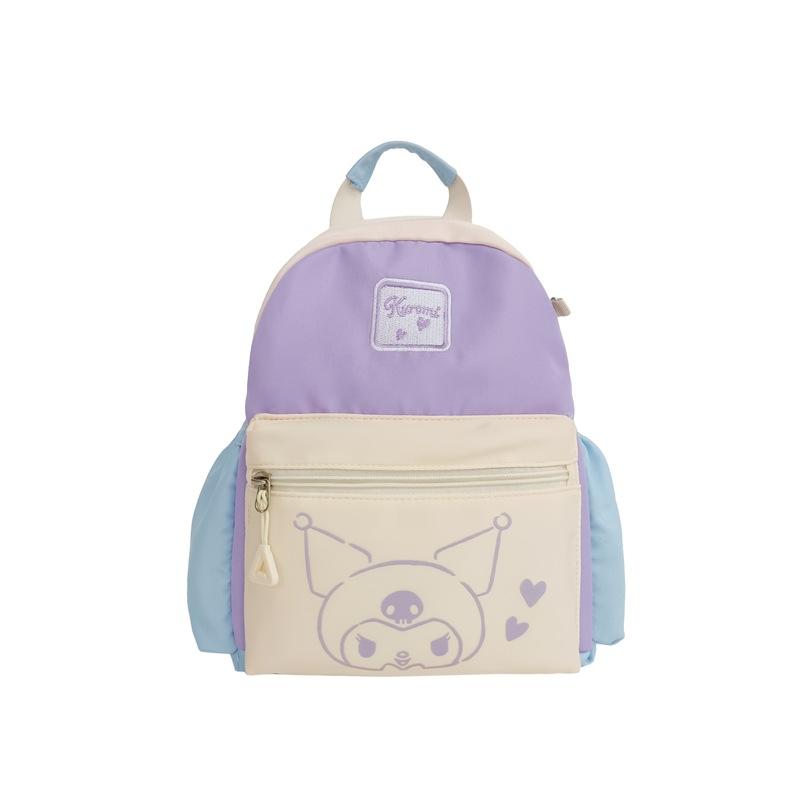 Kindergarten Primary School Students Schoolbag Cartoon Cute Foreign Color Contrast Boys And Girls Backpack Children'S Backpack