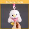 Letter Scarf Penguin Plush Keychain Toy With Soft Short Pile For Girls Gift And Bag Decoration