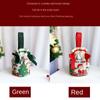 3 pcs Cloth Santa Claus Handbag Funny Fruit Packaging Box Christmas Candy Gift Bags  Party Favors