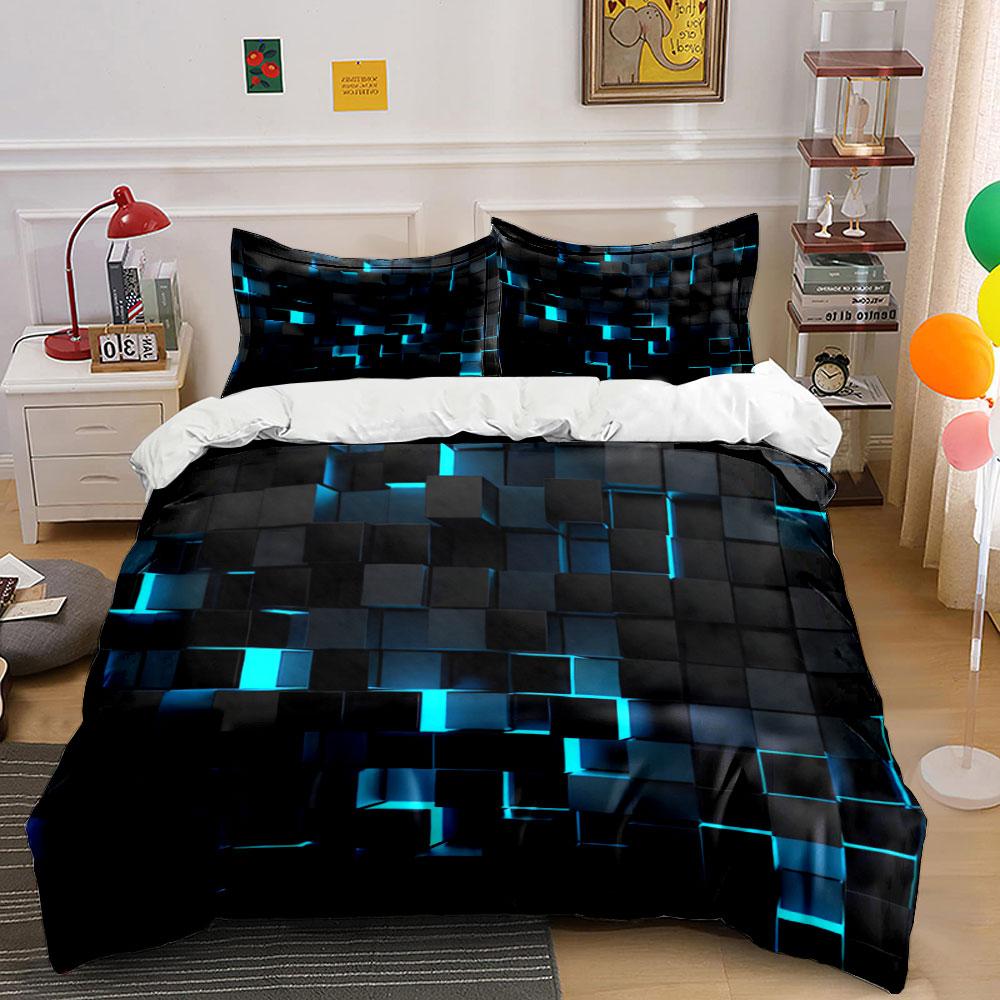 Modernes Geometrisches Wanddekorations-Set Mehrere Größen Kinder- Und Schlafzimmer Für Erwachsene Exquisites 3-teiliges Bettwäsche-Set, Geschenk