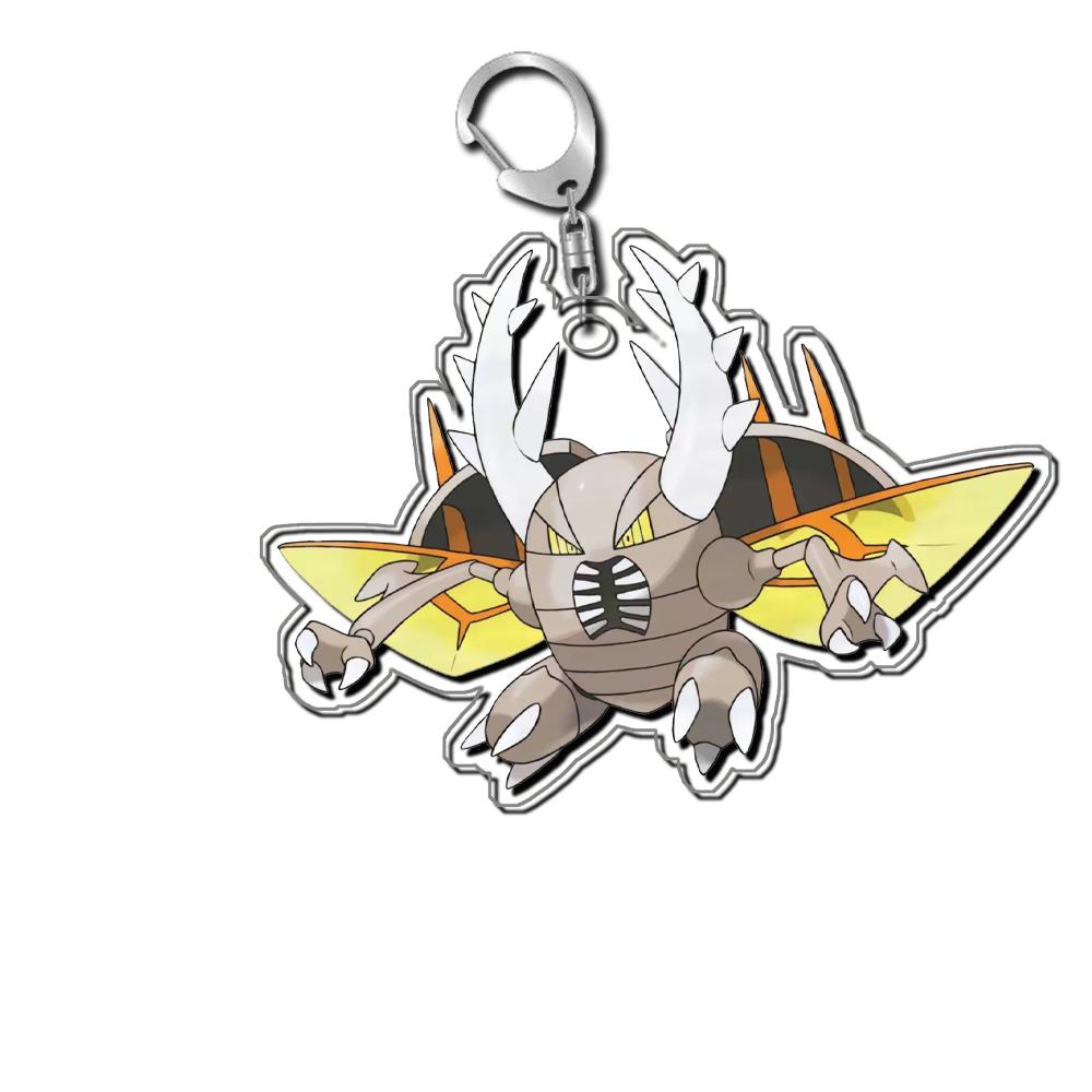 Keychain For Pokemon Charizard Houndoom Mewtwo Gyarados Latias Blaziken Anime Game Collection Anime Peripheral DIY Toy Gift