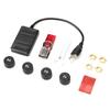 Car USB Tire Pressure Monitor System TPMS Monitoring Alarm with External Sensor for Android Navigation