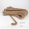 Ficelle - corde d.rect - 111057 - corde de jute 12mm 10m - corde de chanvre corde de fibres naturelles, natur