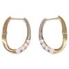 ete [Beautiful Condition] 925 K18 Pearl Bijou Hug earring Yellow gold platingUsed