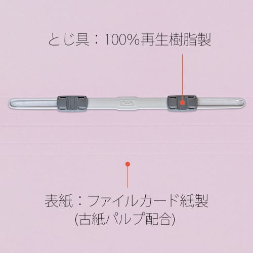 Plus Flat File Resin Binding Tool Thick Binding 300 A4 Vertical Violet 10 Books NO.021NW 79-112ÁE0