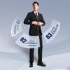 YOUNGOR Men's Straight-Leg Business Dress Pants