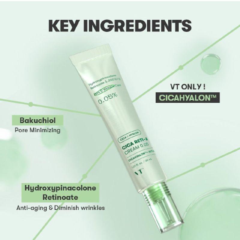 VT COSMETICS Cica Reti-A Cream 0.05 30ml