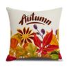 Harvest Series Cushion Cover Yellow Autumn Pumpkin Maple Leaf Pillow Cushion Cover Home Cushion Cover