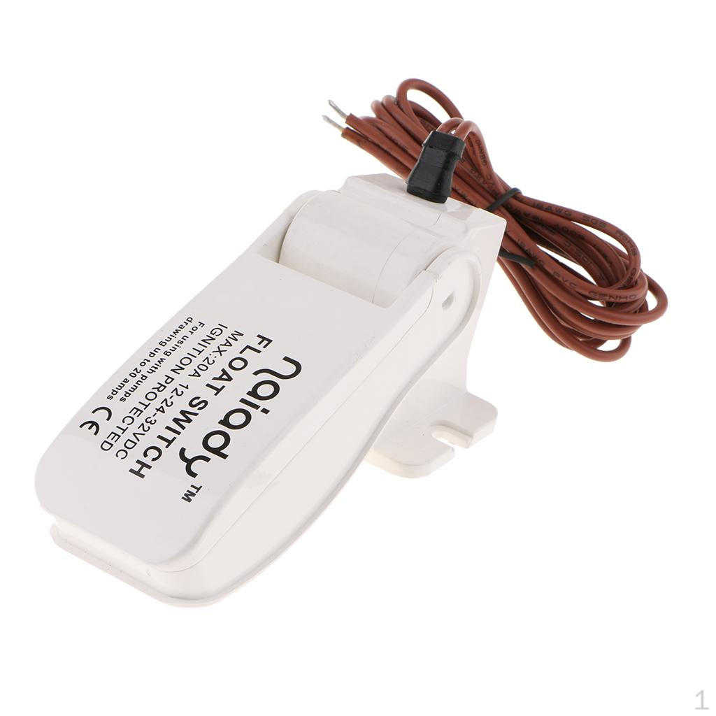Buy Automatic Marine Float Switch DC 12/24/32V for Boat Bilge Pumps at