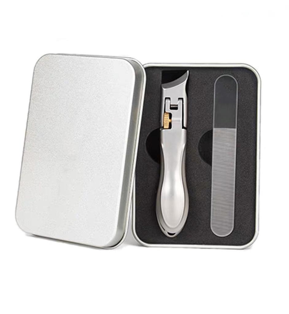 German Stainless Steel Slant-Mouth Nail Clippers & Scissors Set