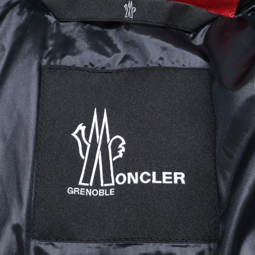 Moncler GRENOBLE 22AW CAMURAC Hooded Short Down Jacket 1 blackUsed
