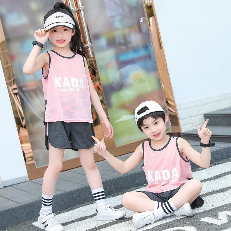 Детский сетчатый быстросохнущий спортивный комплект для отдыха — фото 5