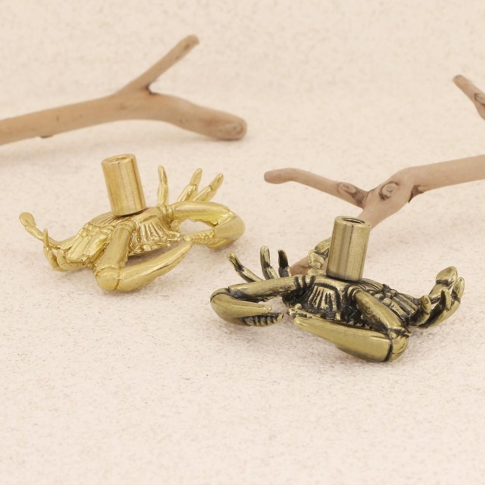 Hardware Crab Design Drawer Handles Luxury Closet Door Knobs Trendy Brass Cabinet Pulls  Window