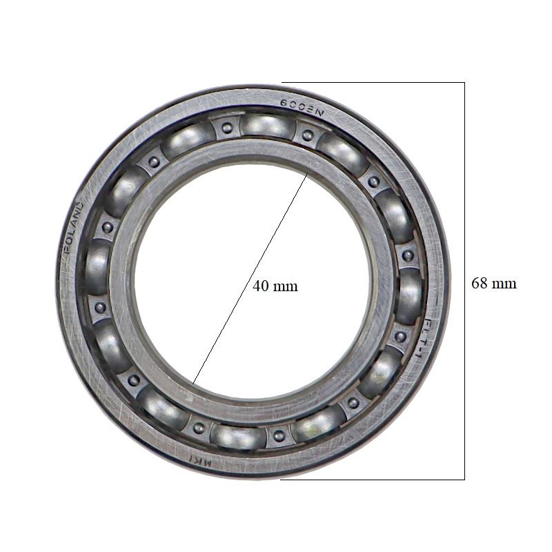 Single Row Ball Bearing 6008 N FŁT Kraśnik