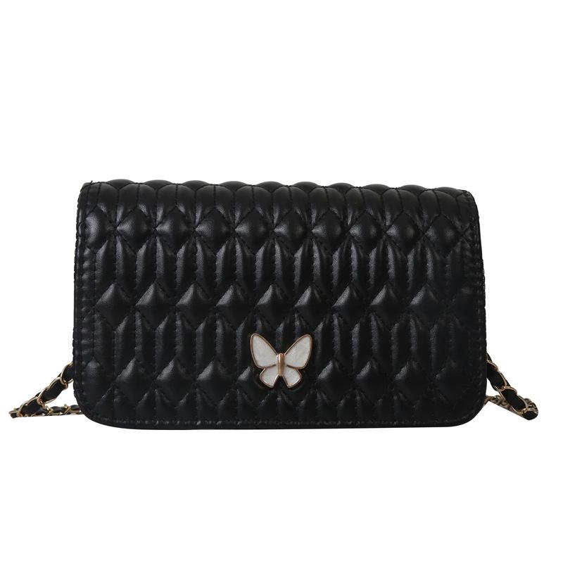 Einfache und modische Studenten-Pendler-Kleine quadratische Tasche Trend Frühling Neue Mode-Trend Ein-Schulter Schräg Kleine Tasche