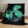 Genshin Impact Angel Demon Blanket Soft Comfortable All Seasons Couch Office Nap Travel Festive Gift