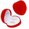 A Velvet Heart-shaped Gift Box for Hoop Earrings or Rings.