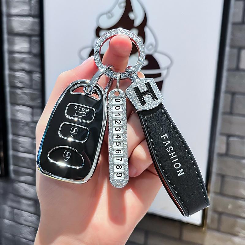 Tpu Car Remote Key Case Cover Protect Shell Fob For Hyundai Kia Elantra Sonata Accent Tucson Avante Santa Fe Carens Magentis
