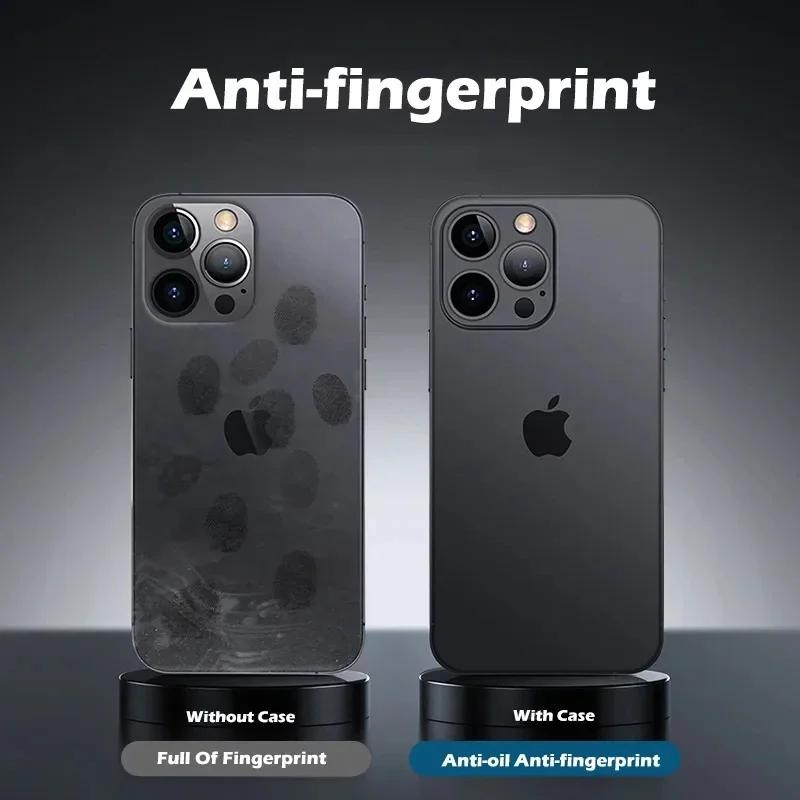 Ultra dünne klare matte PP Hartschalen-Hülle für iPhone 17 Air 17PRO 16e 17e 16 15 14 13 12 11 Pro Max Schlanke Rückabdeckung