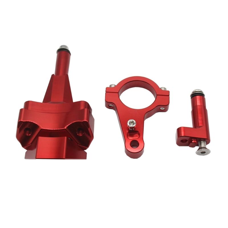 Motorcycle Accessories Aluminium Alloy Steering Damper Bracket Mounting Kit Compatible for Ninja400 2019 2020 2021 2022