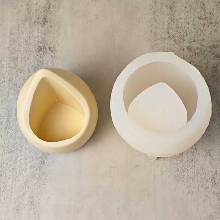 Silicone Crafts Moulds Raindrop Shaped Pen Holders Molds Candle Holders Mould