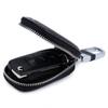 Leather Car Key Case Cover Zipper Bag Protector For Volkswagen VW ID.4 ID4 ID.5 ID5 1st Cupra Born Golf