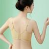 Koronkowy biustonosz bez fiszbin dla małych piersi, który podnosi i wspiera boczne piersi.