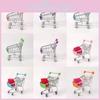 Small Metal Toy Shopping Cart Interactive Features For Kids Role Playing Games